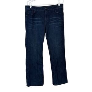 CAbi Women’s Straight Bootcut Denim Jeans Size 12 Medium Wash